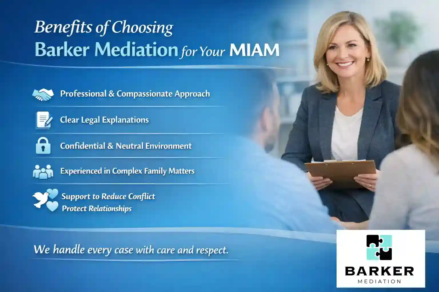 Benefits of Choosing Barker Mediation for Your MIAM Barnet