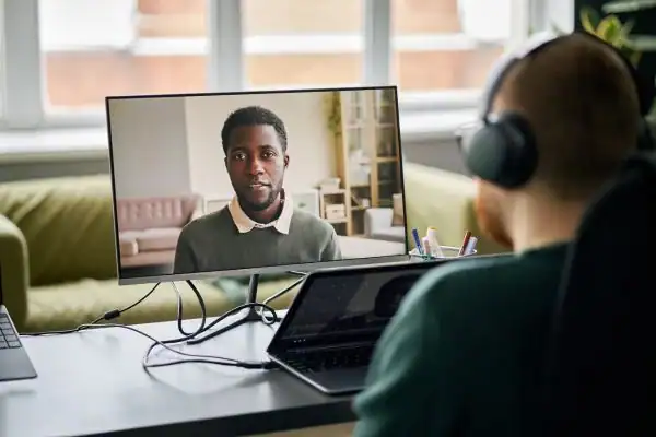 image of online mediation Barnet in progress.